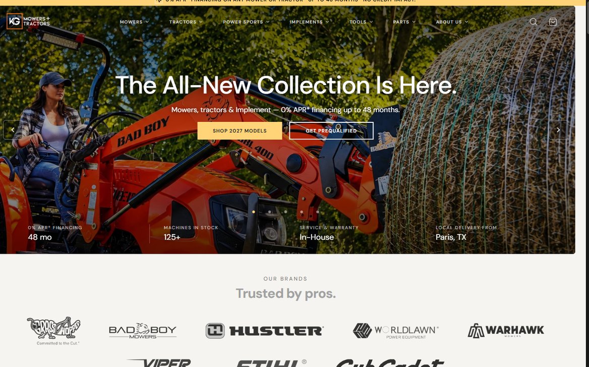 K and G Mowers – kgmowers.com
