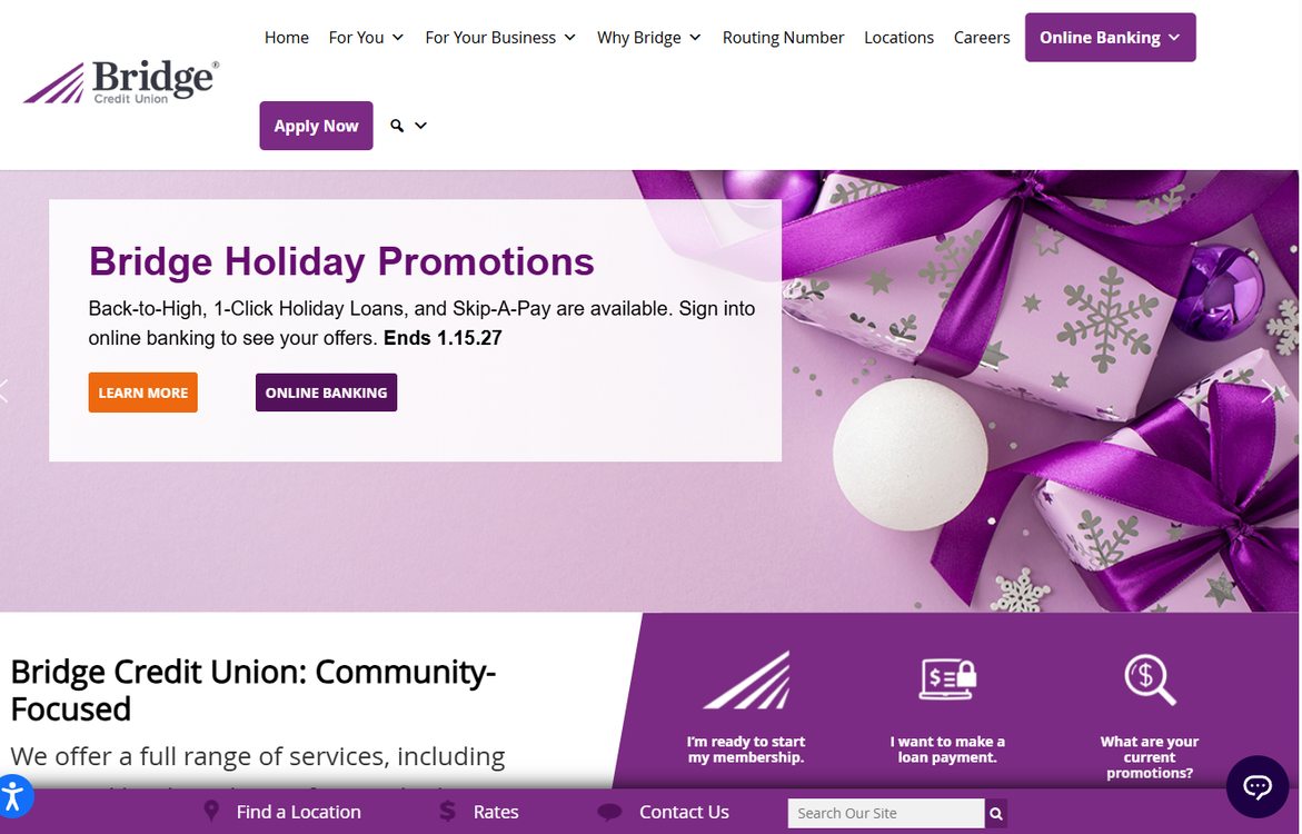 Bridge Credit Union – bridgecu.org