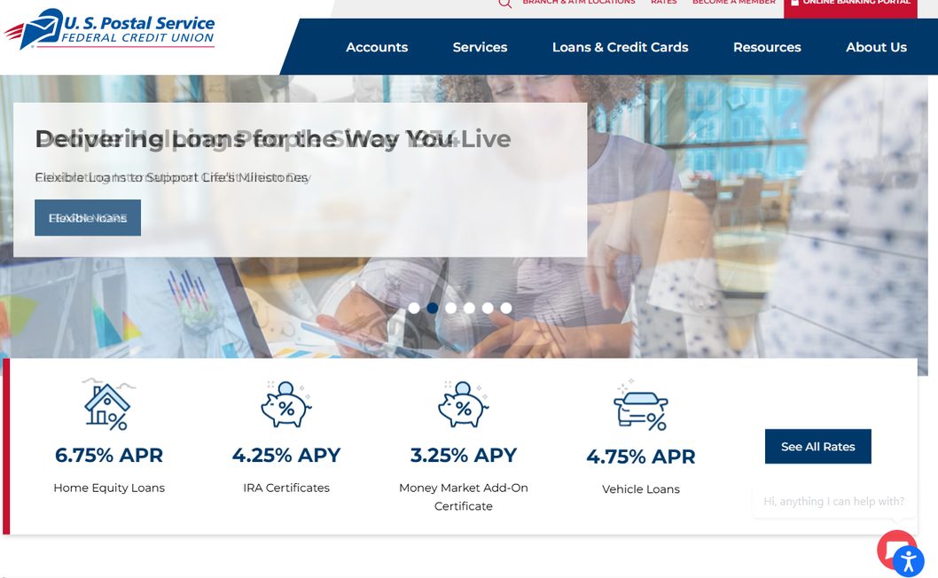USPS Federal Credit Union – uspsfcu.org