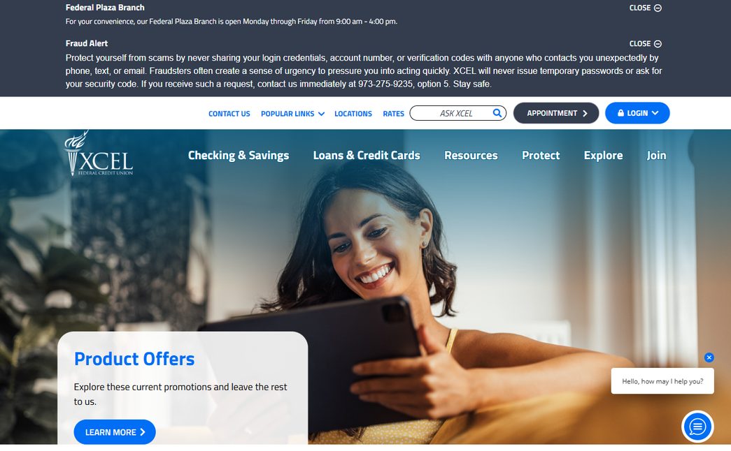 XCEL Federal Credit Union – xcelfcu.org