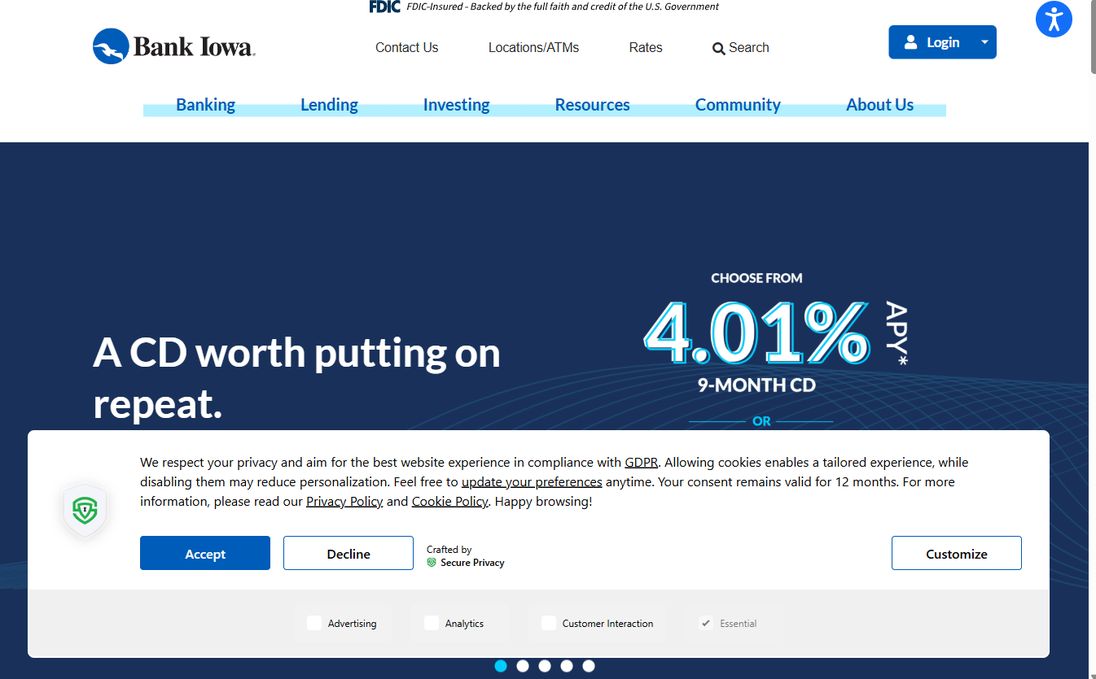 Bank Iowa – bankiowa.bank