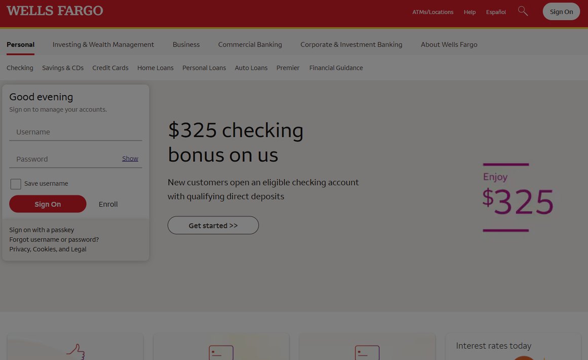 Wells Fargo – wellsfargo.com